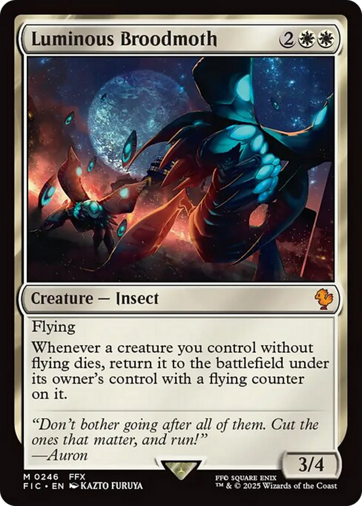 Luminous Broodmoth [FINAL FANTASY Commander] | Game Master's Emporium (The New GME)