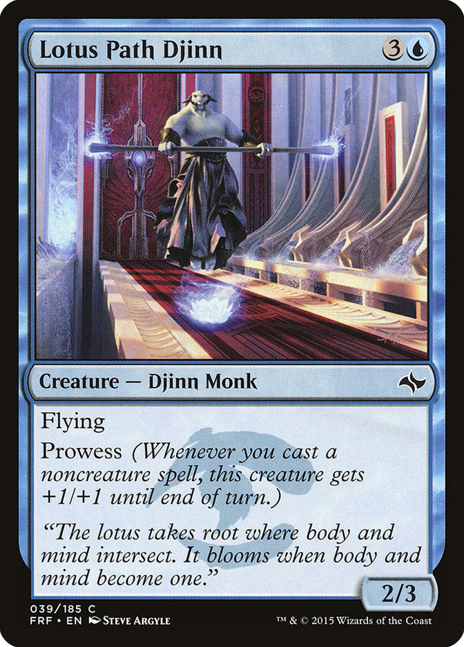 Lotus Path Djinn [Fate Reforged] | Game Master's Emporium (The New GME)