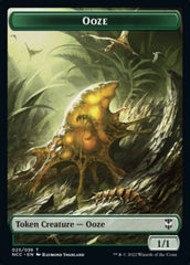 Ooze (025) // Treasure (015) Double-Sided Token [Streets of New Capenna Commander Tokens] | Game Master's Emporium (The New GME)