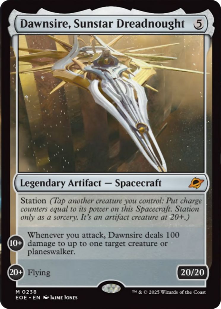 Dawnsire, Sunstar Dreadnought [Edge of Eternities] | Game Master's Emporium (The New GME)