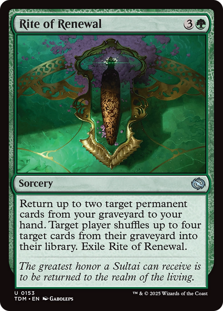 Rite of Renewal [Tarkir: Dragonstorm] | Game Master's Emporium (The New GME)