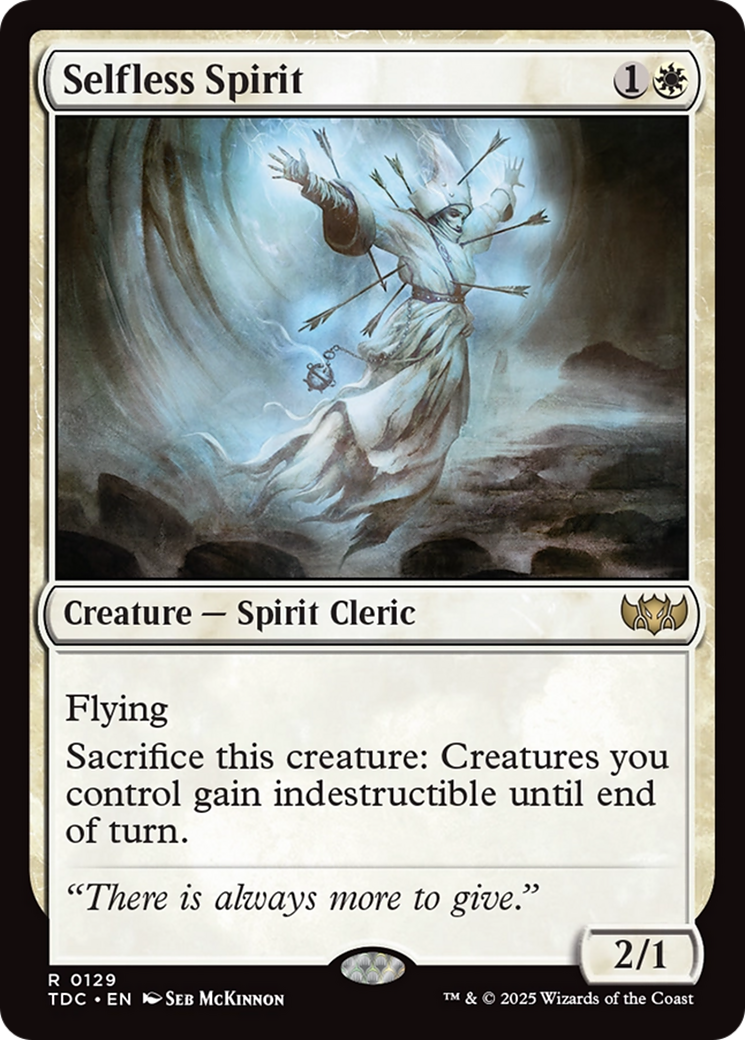 Selfless Spirit [Tarkir: Dragonstorm Commander] | Game Master's Emporium (The New GME)