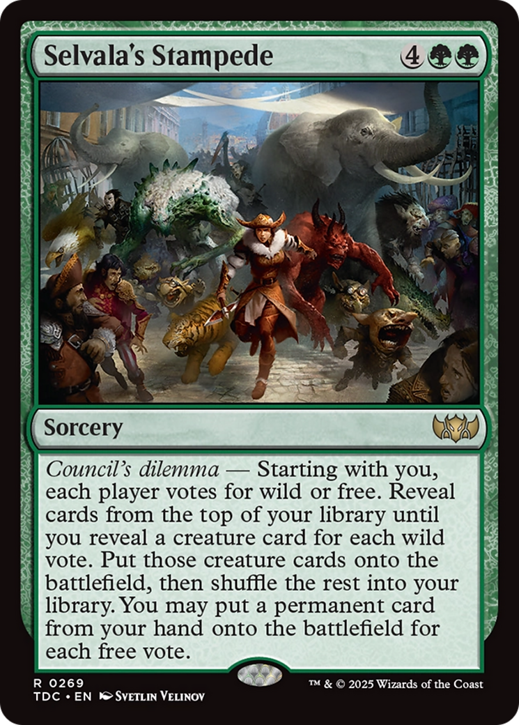 Selvala's Stampede [Tarkir: Dragonstorm Commander] | Game Master's Emporium (The New GME)