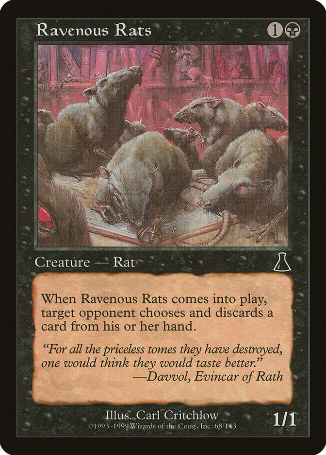 Ravenous Rats [Urza's Destiny] | Game Master's Emporium (The New GME)