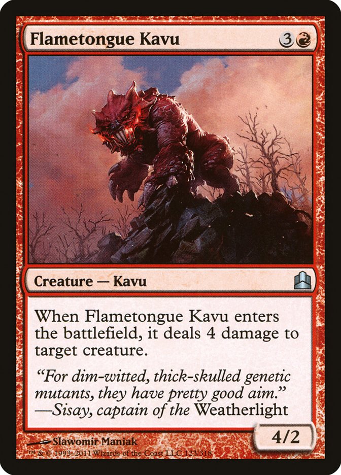 Flametongue Kavu [Commander 2011] | Game Master's Emporium (The New GME)
