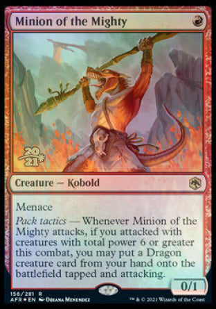 Minion of the Mighty [Dungeons & Dragons: Adventures in the Forgotten Realms Prerelease Promos] | Game Master's Emporium (The New GME)