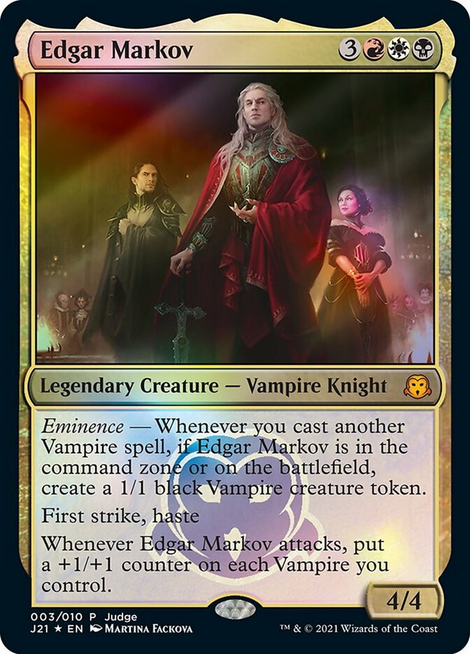 Edgar Markov [Judge Gift Cards 2021] | Game Master's Emporium (The New GME)