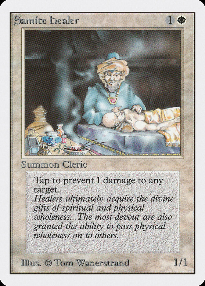 Samite Healer [Unlimited Edition] | Game Master's Emporium (The New GME)