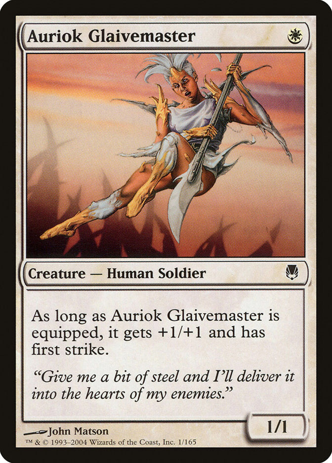 Auriok Glaivemaster [Darksteel] | Game Master's Emporium (The New GME)
