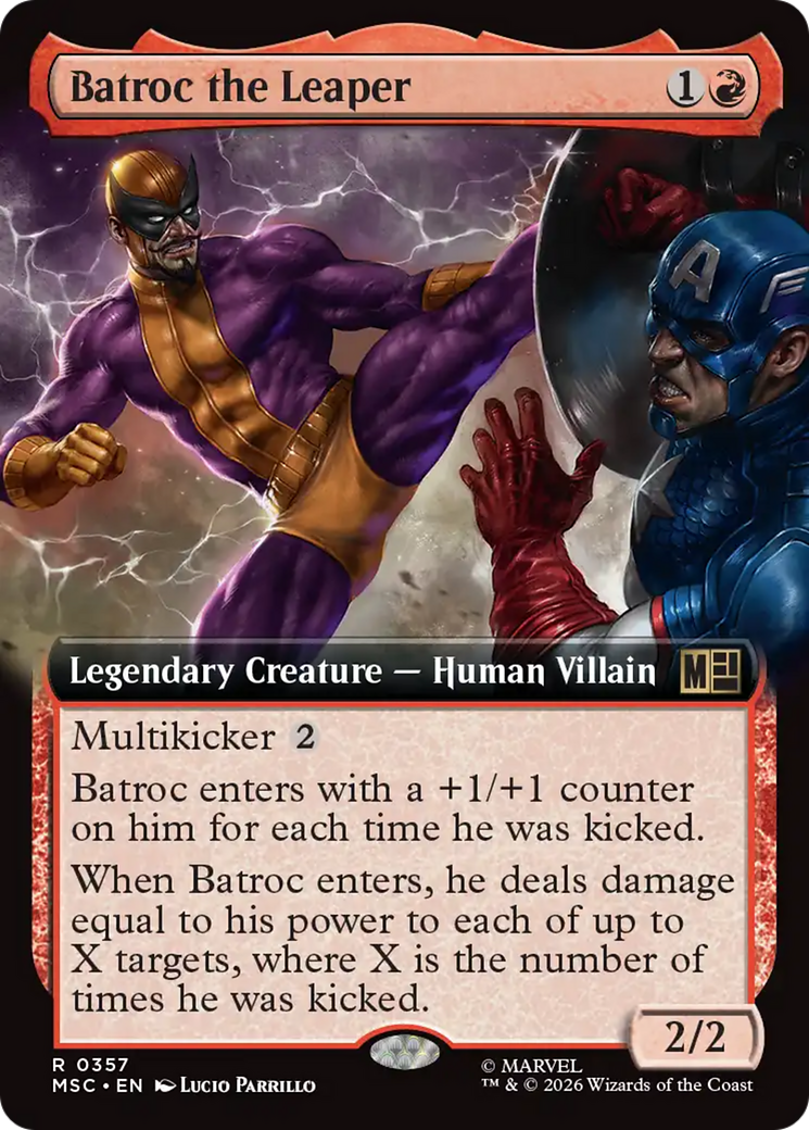 Batroc the Leaper (Extended Art) [Marvel Super Heroes Commander] | Game Master's Emporium (The New GME)