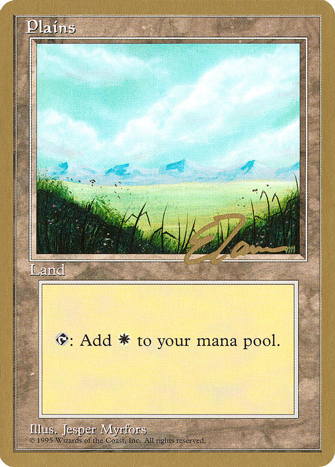 Plains (et366) (Eric Tam) [Pro Tour Collector Set] | Game Master's Emporium (The New GME)