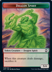 Dragon Spirit // The Monarch Double-Sided Token [Dungeons & Dragons: Adventures in the Forgotten Realms Commander Tokens] | Game Master's Emporium (The New GME)