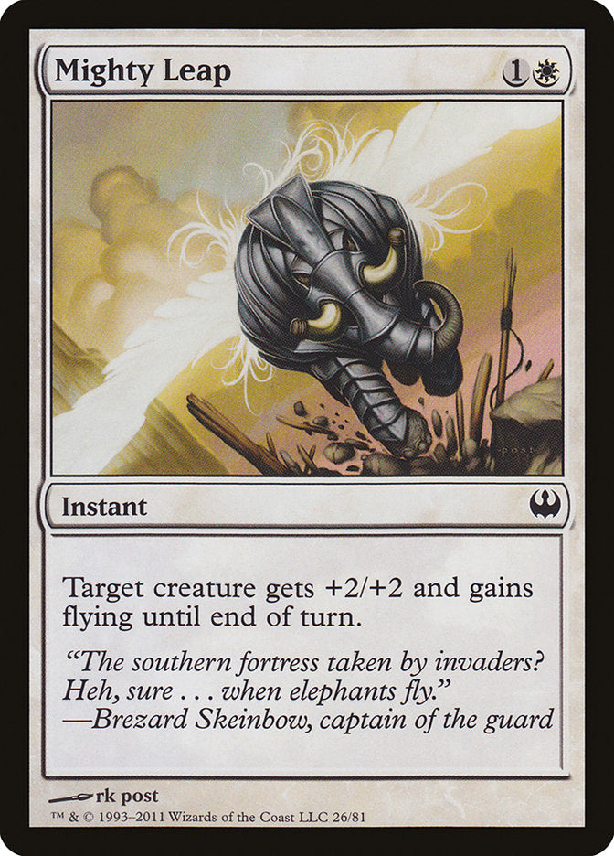 Mighty Leap [Duel Decks: Knights vs. Dragons] | Game Master's Emporium (The New GME)
