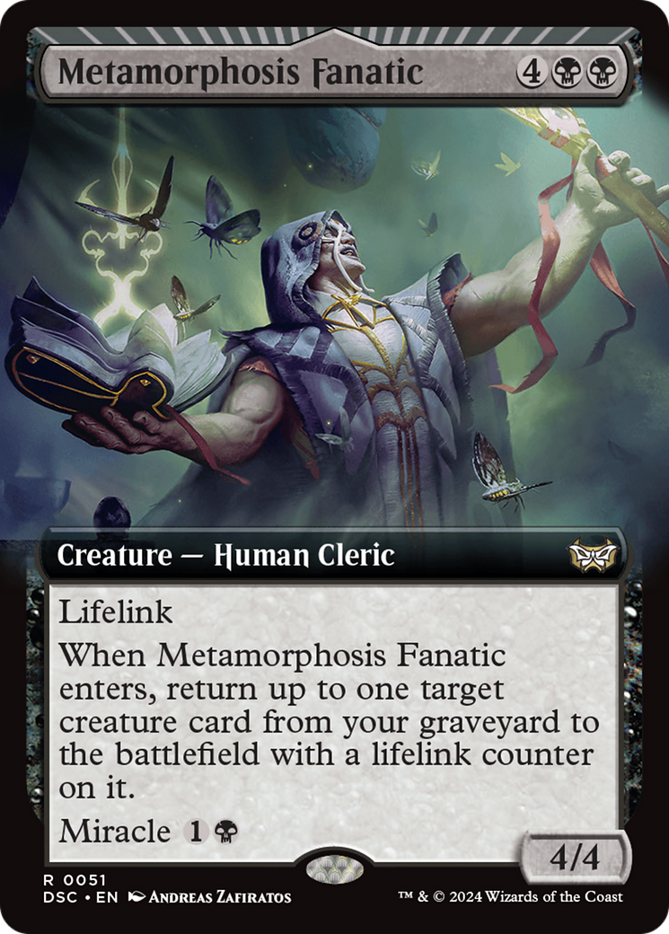 Metamorphosis Fanatic (Extended Art) [Duskmourn: House of Horror Commander] | Game Master's Emporium (The New GME)