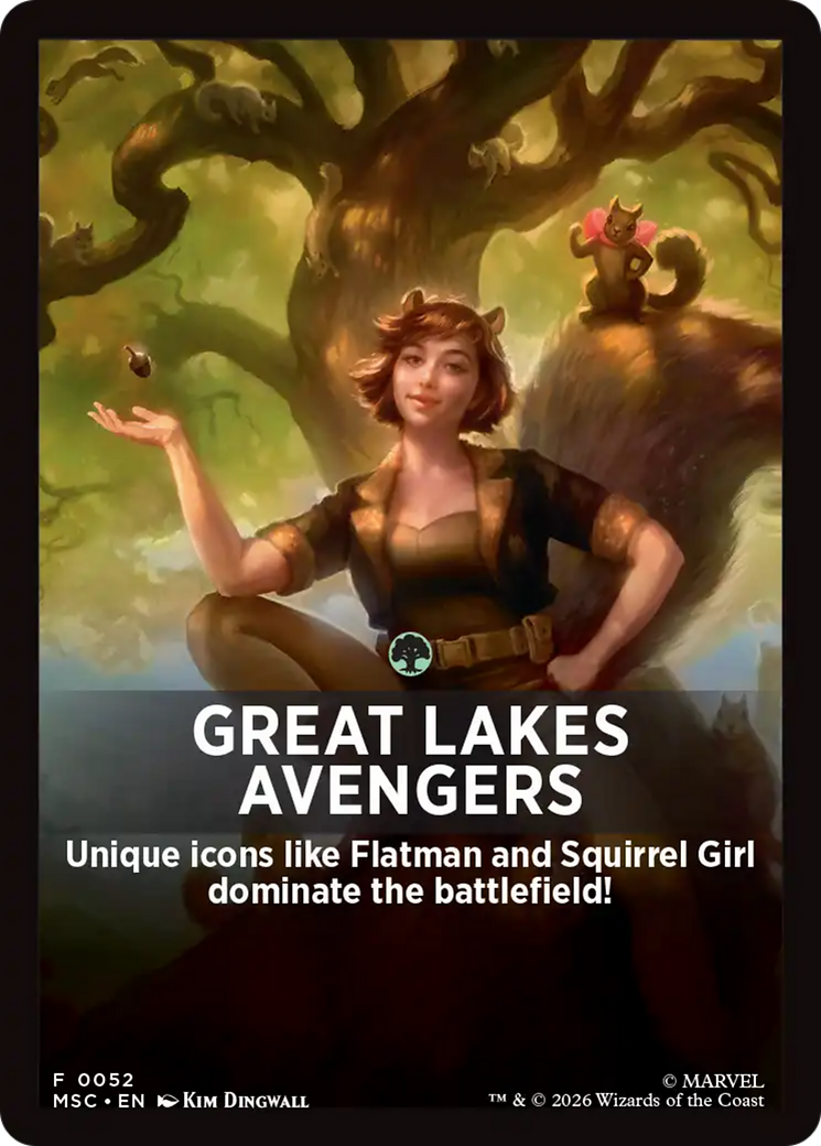 Great Lakes Avengers Theme Card [Marvel Super Heroes Commander] | Game Master's Emporium (The New GME)