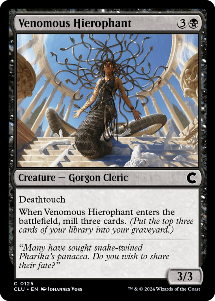Venomous Hierophant [Ravnica: Clue Edition] | Game Master's Emporium (The New GME)