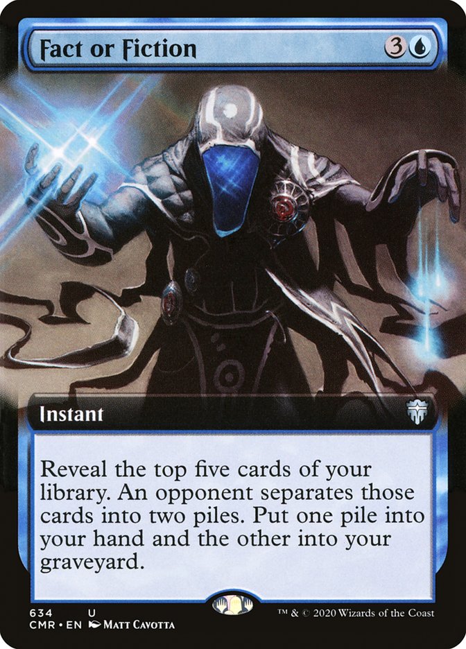 Fact or Fiction (Extended Art) [Commander Legends] | Game Master's Emporium (The New GME)