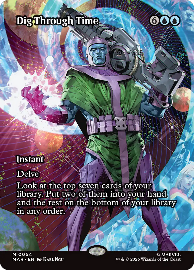 Dig Through Time (Borderless) [Marvel Universe: Eternal-Legal] | Game Master's Emporium (The New GME)