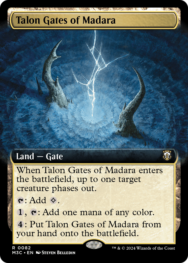 Talon Gates of Madara (Extended Art) (Ripple Foil) [Modern Horizons 3 Commander] | Game Master's Emporium (The New GME)