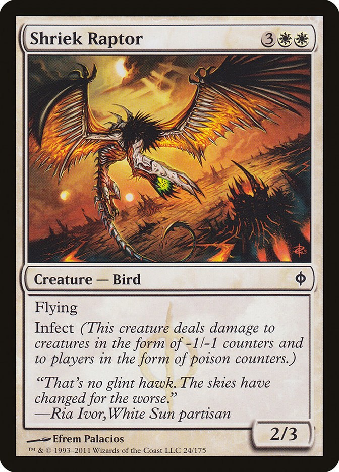 Shriek Raptor [New Phyrexia] | Game Master's Emporium (The New GME)