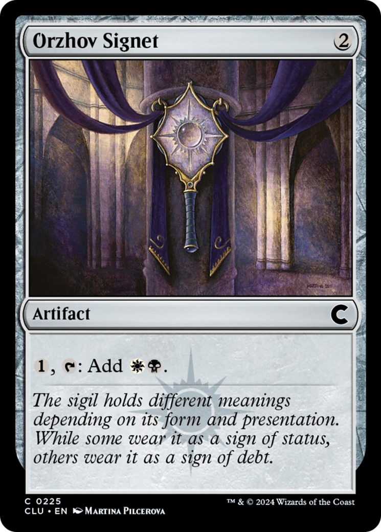 Orzhov Signet [Ravnica: Clue Edition] | Game Master's Emporium (The New GME)