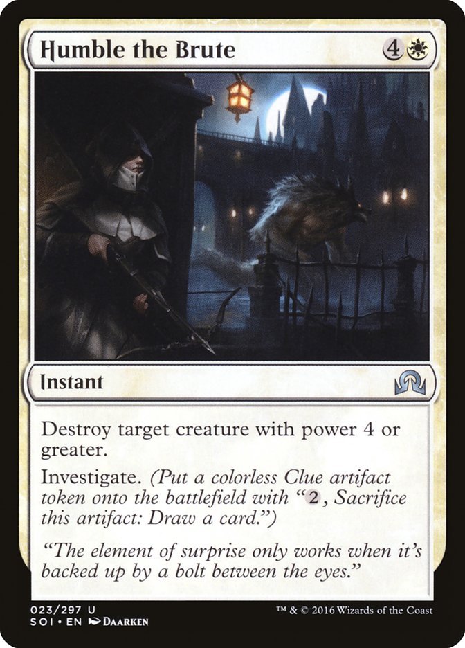 Humble the Brute [Shadows over Innistrad] | Game Master's Emporium (The New GME)