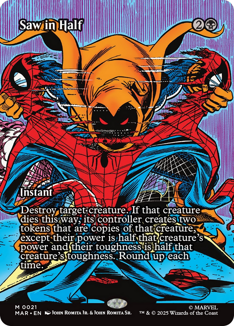 Saw in Half (Borderless) [Marvel's Spider-Man: Eternal-Legal] | Game Master's Emporium (The New GME)