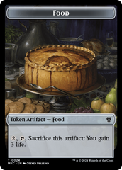 Clue // Food Double-Sided Token [Murders at Karlov Manor Commander Tokens] | Game Master's Emporium (The New GME)