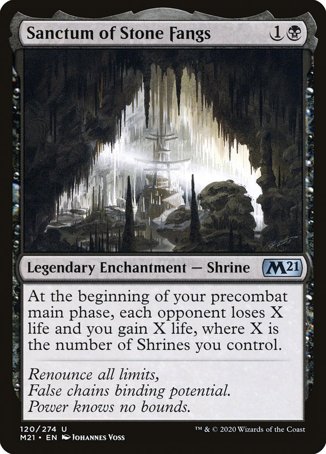 Sanctum of Stone Fangs [Core Set 2021] | Game Master's Emporium (The New GME)
