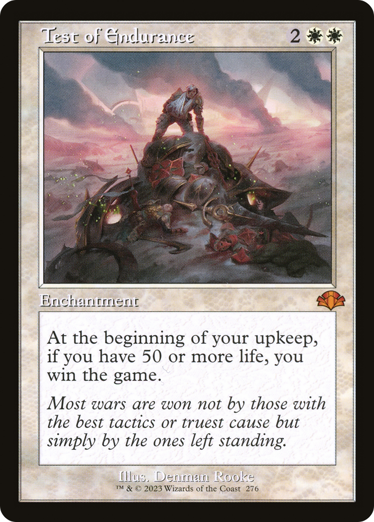 Test of Endurance (Retro) [Dominaria Remastered] | Game Master's Emporium (The New GME)