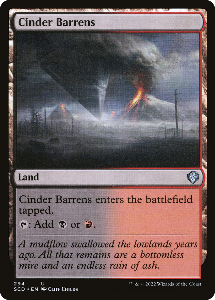 Cinder Barrens [Starter Commander Decks] | Game Master's Emporium (The New GME)