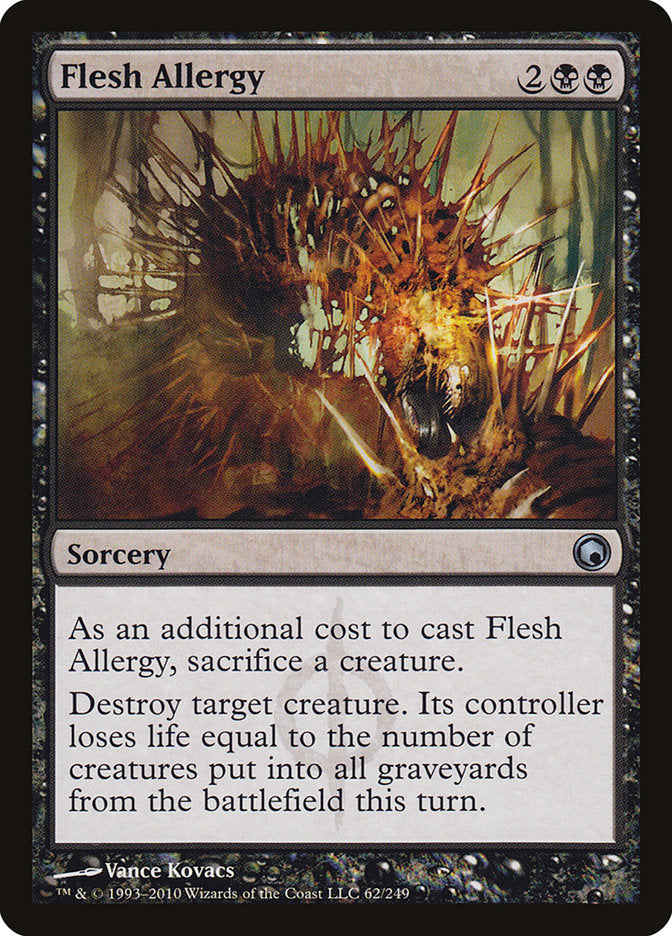 Flesh Allergy [Scars of Mirrodin] | Game Master's Emporium (The New GME)