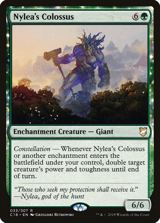Nylea's Colossus [Commander 2018] | Game Master's Emporium (The New GME)