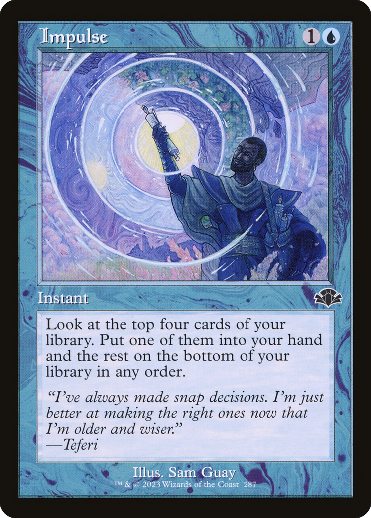 Impulse (Retro) [Dominaria Remastered] | Game Master's Emporium (The New GME)