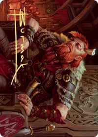 Arni Brokenbrow Art Card (Gold-Stamped Signature) [Kaldheim Art Series] | Game Master's Emporium (The New GME)