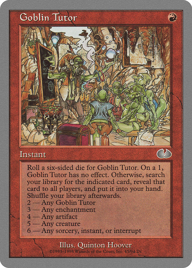 Goblin Tutor [Unglued] | Game Master's Emporium (The New GME)