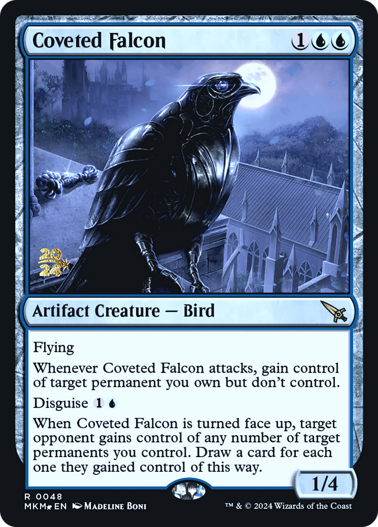 Coveted Falcon [Murders at Karlov Manor Prerelease Promos] | Game Master's Emporium (The New GME)