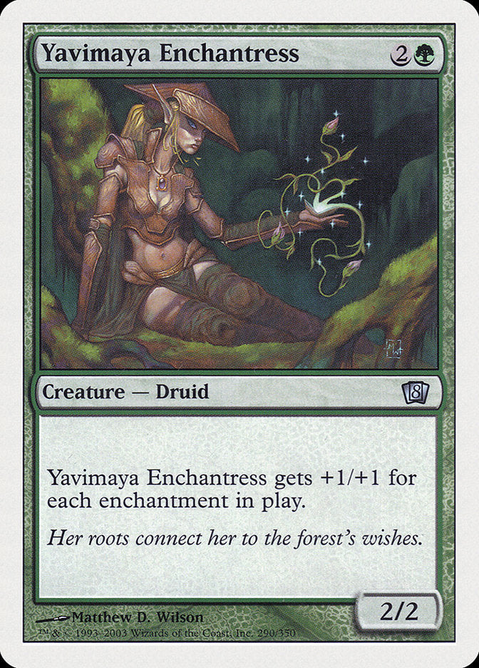 Yavimaya Enchantress [Eighth Edition] | Game Master's Emporium (The New GME)