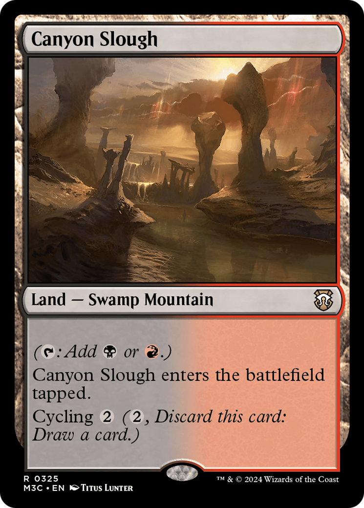 Canyon Slough [Modern Horizons 3 Commander] | Game Master's Emporium (The New GME)
