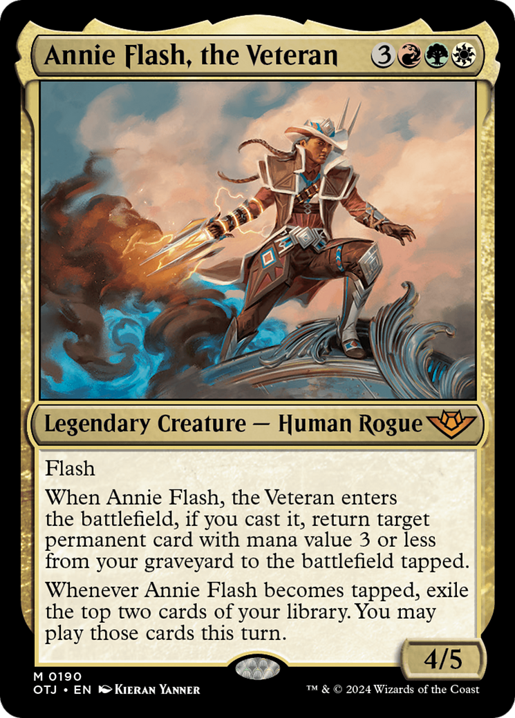 Annie Flash, the Veteran [Outlaws of Thunder Junction] | Game Master's Emporium (The New GME)