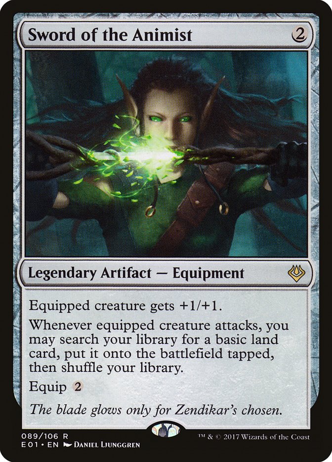 Sword of the Animist [Archenemy: Nicol Bolas] | Game Master's Emporium (The New GME)