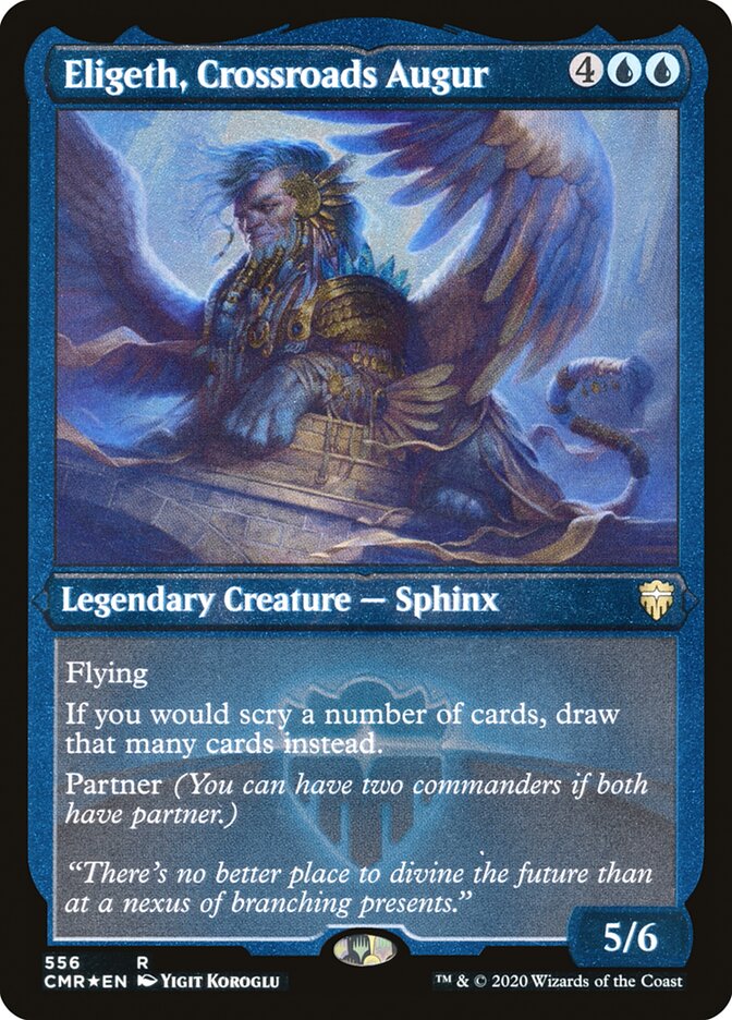Eligeth, Crossroads Augur (Etched) [Commander Legends] | Game Master's Emporium (The New GME)
