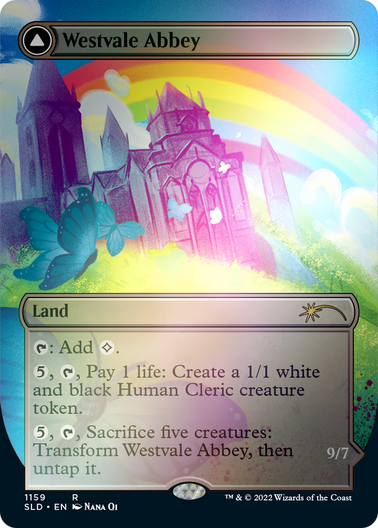 Westvale Abbey // Ormendahl, Profane Prince (Borderless) [Secret Lair: From Cute to Brute] | Game Master's Emporium (The New GME)