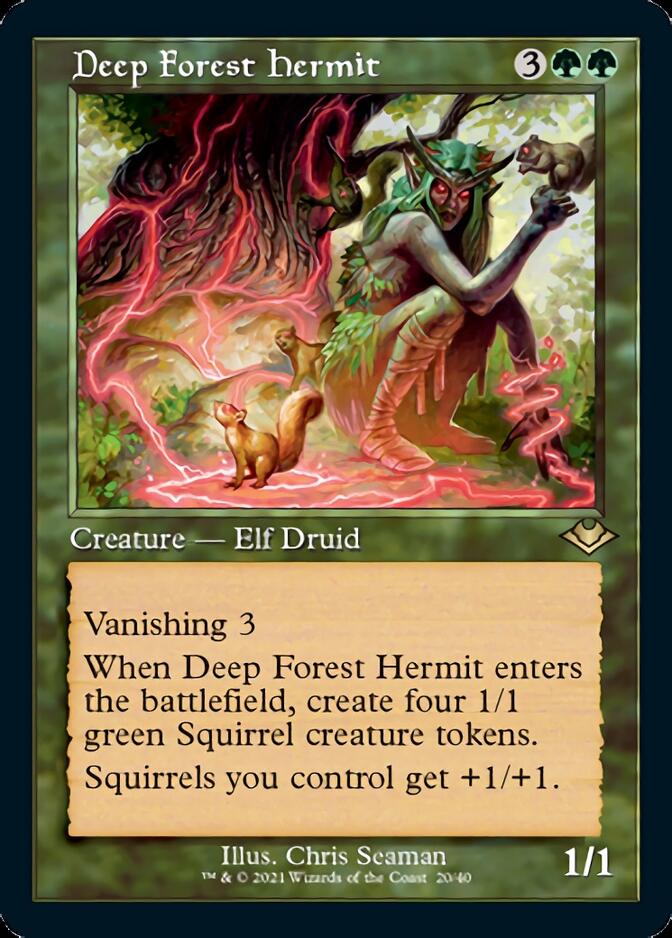 Deep Forest Hermit (Retro Foil Etched) [Modern Horizons] | Game Master's Emporium (The New GME)