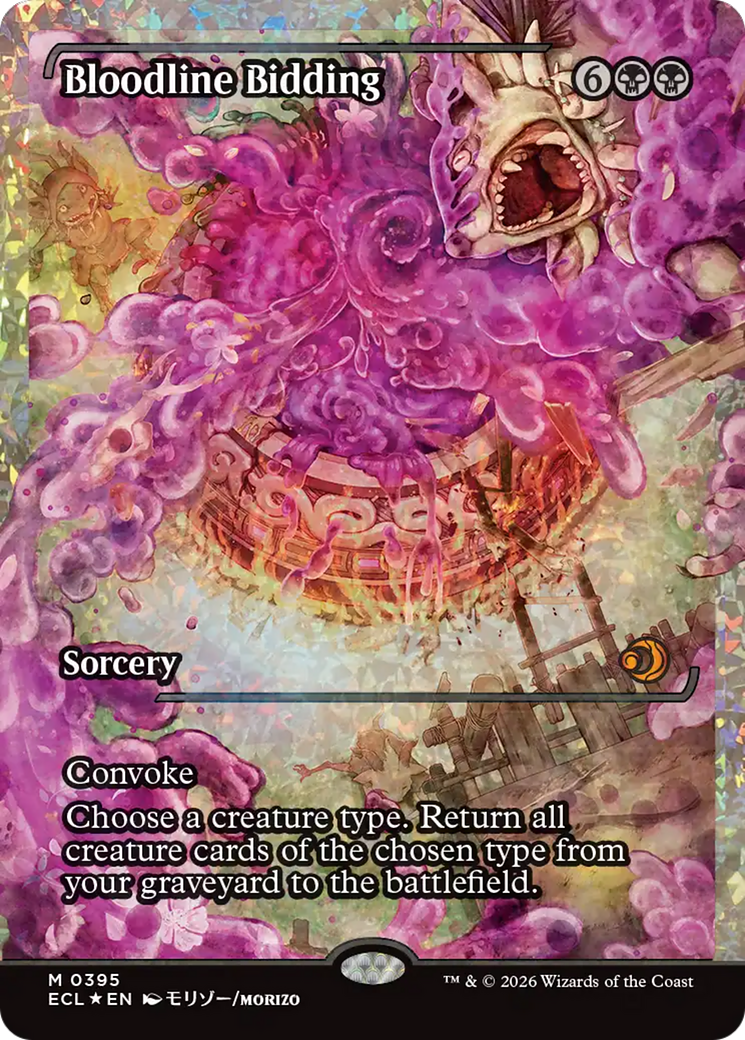 Bloodline Bidding (Showcase) (Fracture Foil) [Lorwyn Eclipsed] | Game Master's Emporium (The New GME)