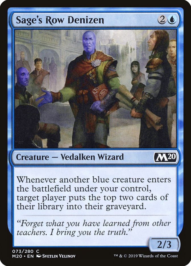 Sage's Row Denizen [Core Set 2020] | Game Master's Emporium (The New GME)