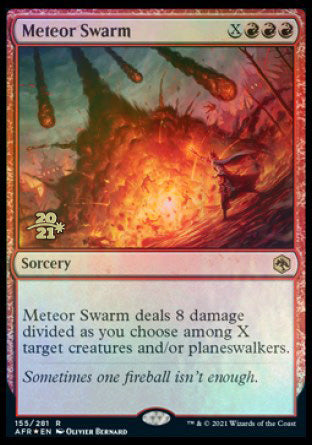 Meteor Swarm [Dungeons & Dragons: Adventures in the Forgotten Realms Prerelease Promos] | Game Master's Emporium (The New GME)