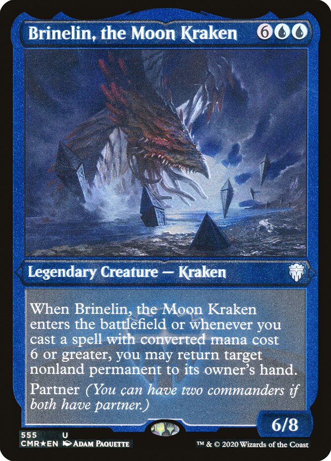 Brinelin, the Moon Kraken (Etched) [Commander Legends] | Game Master's Emporium (The New GME)