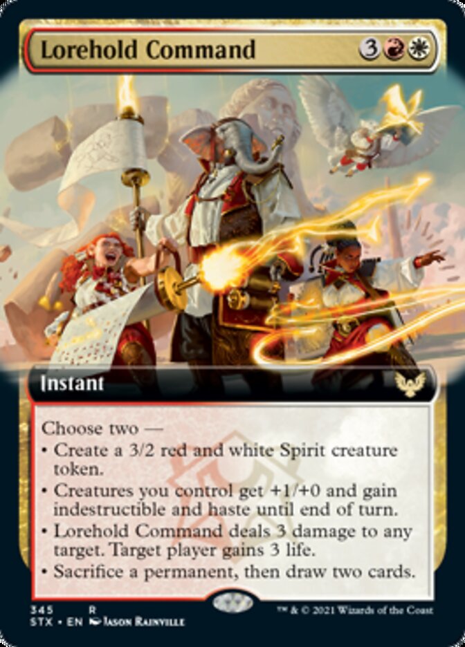 Lorehold Command (Extended Art) [Strixhaven: School of Mages] | Game Master's Emporium (The New GME)