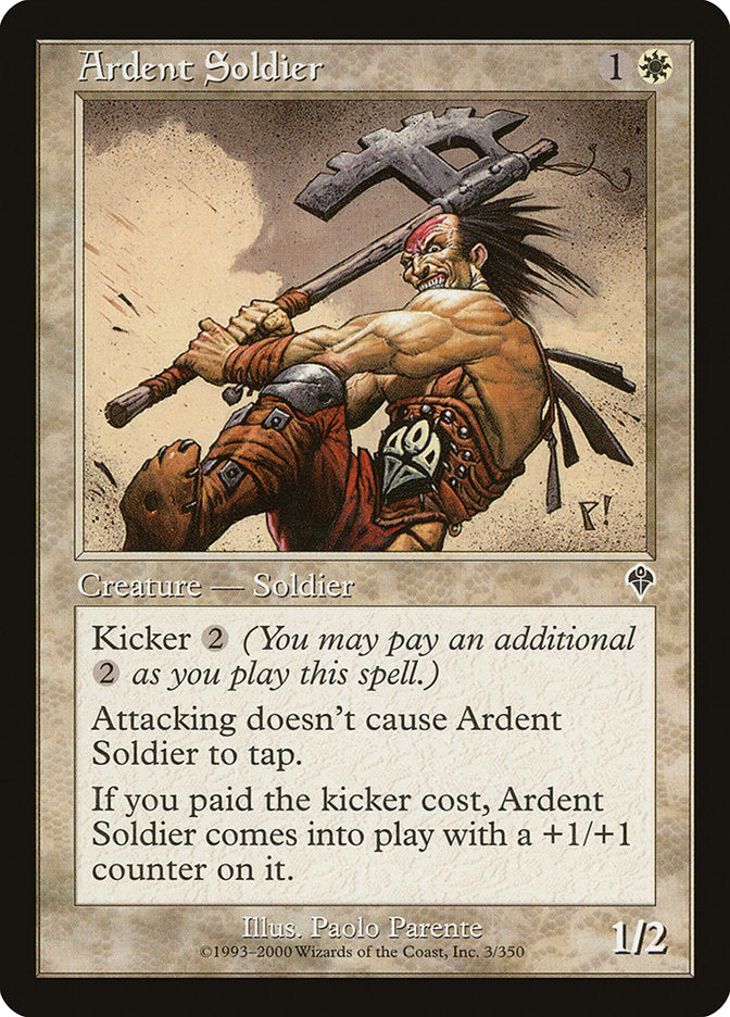 Ardent Soldier [Invasion] | Game Master's Emporium (The New GME)